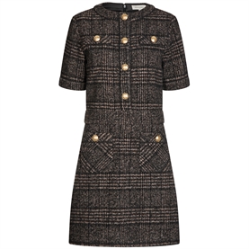 Dea Kudibal SolveigDEA Kjole, Black Check